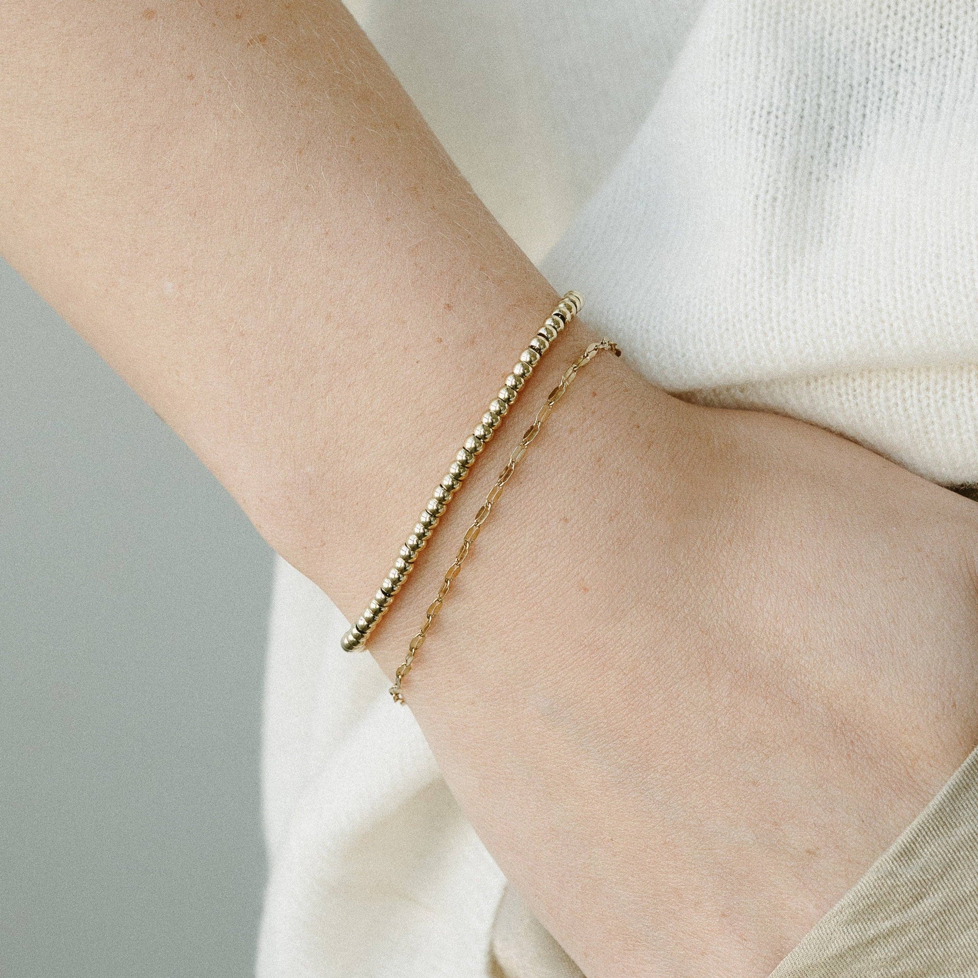 Beaded Bracelet - Gold