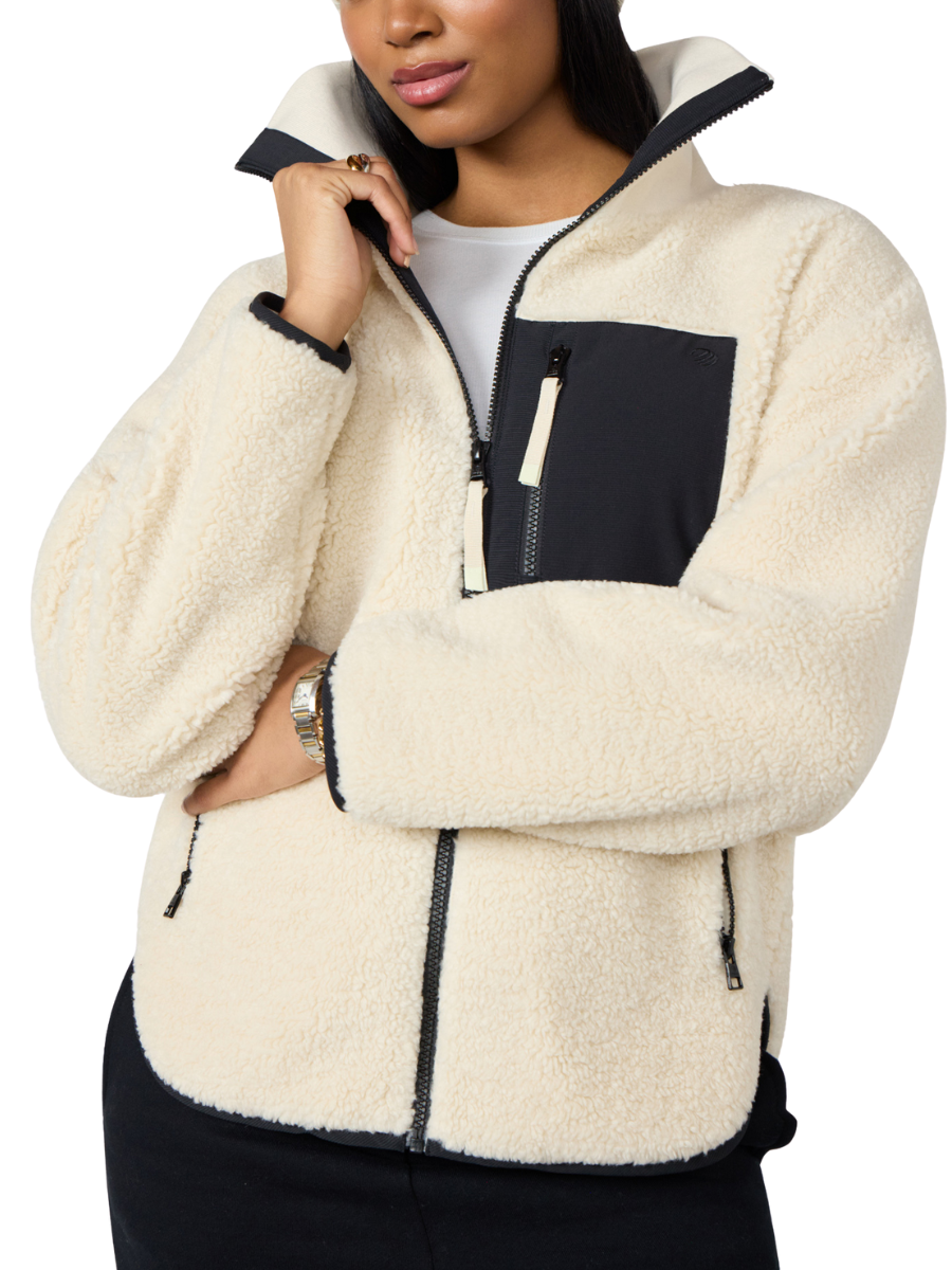 Berber Polar Fleece Jacket - Birch