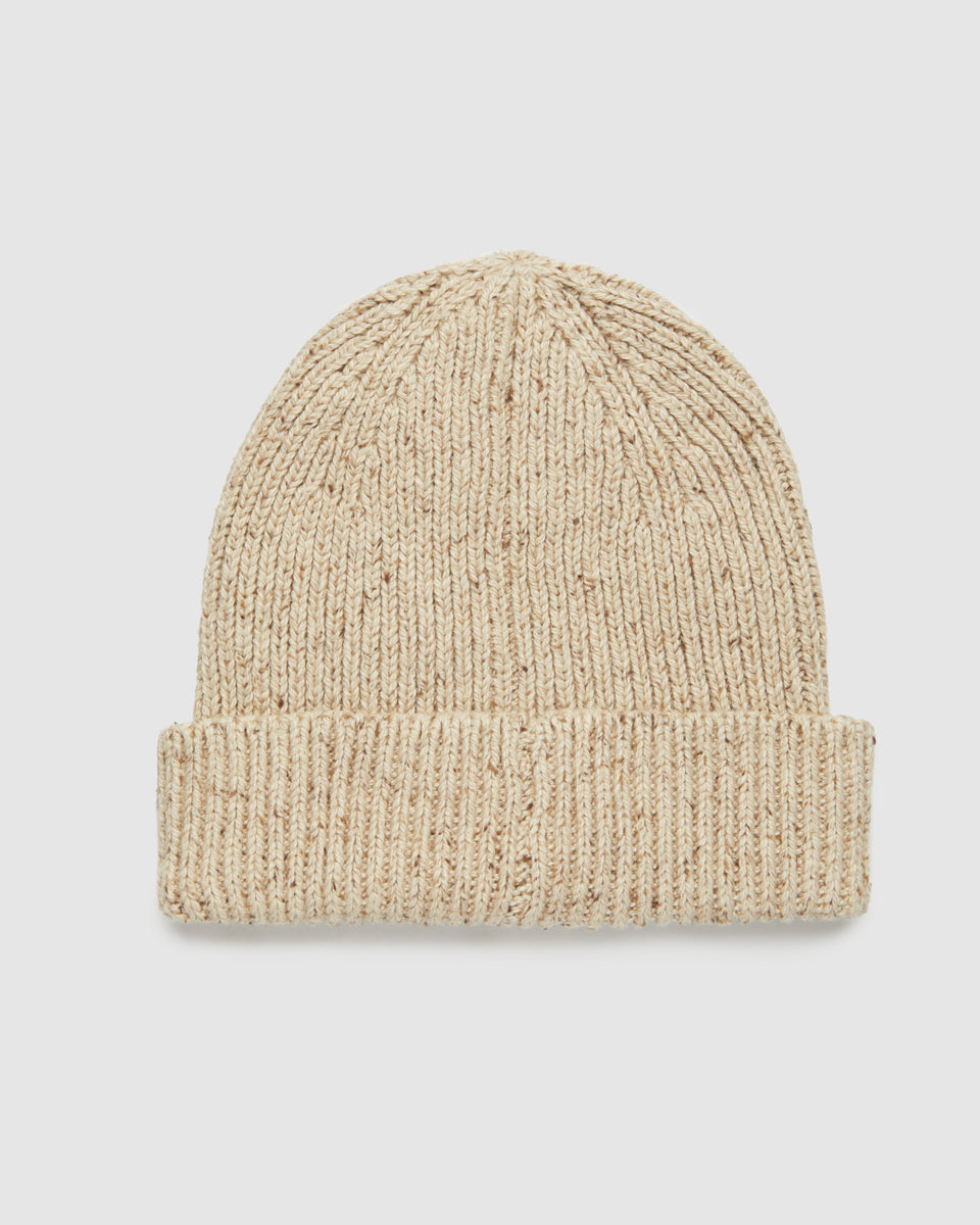 Bristow Nep Organic Cotton Beanie - Warm Oak