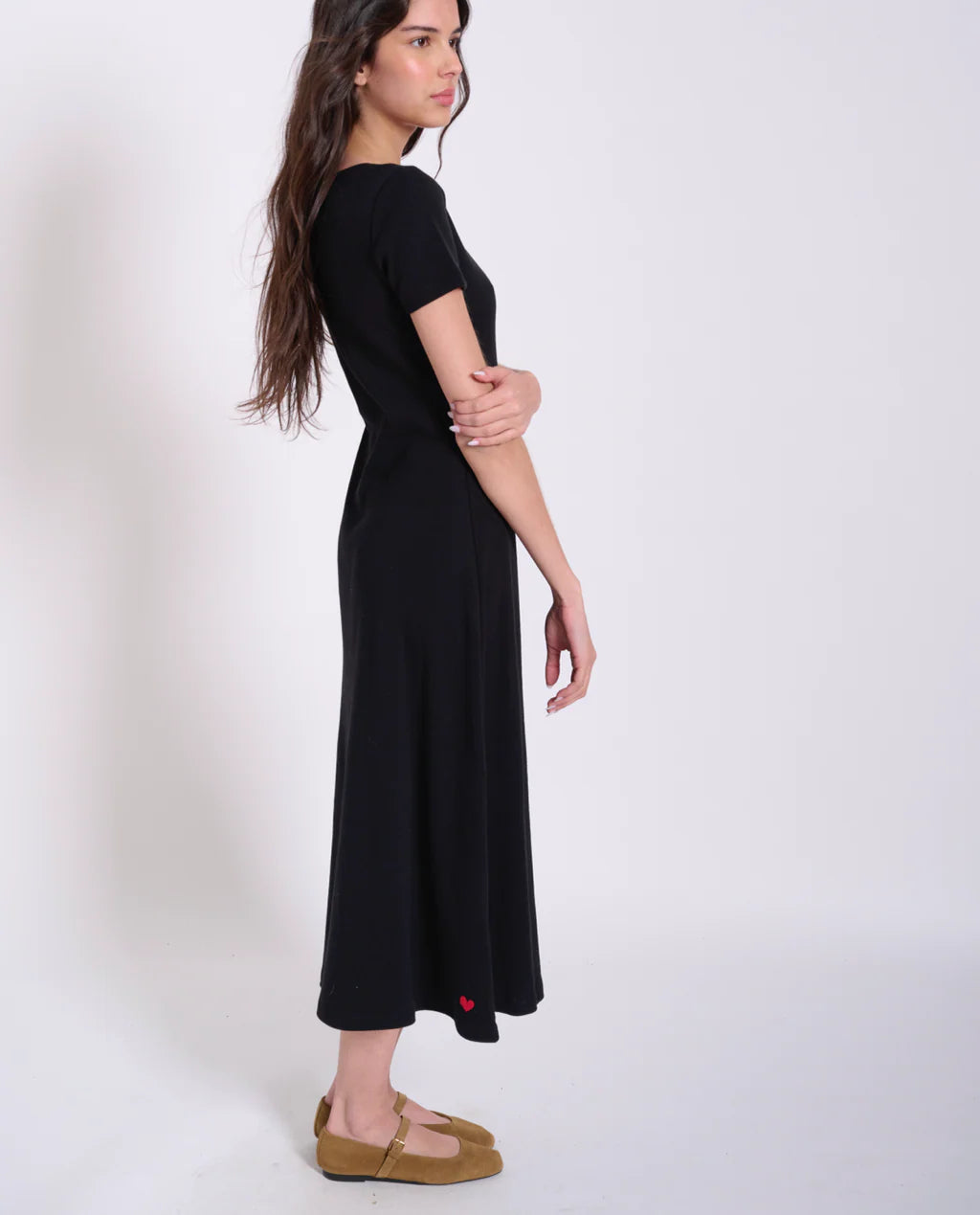 Caileigh Midi Dress - Black