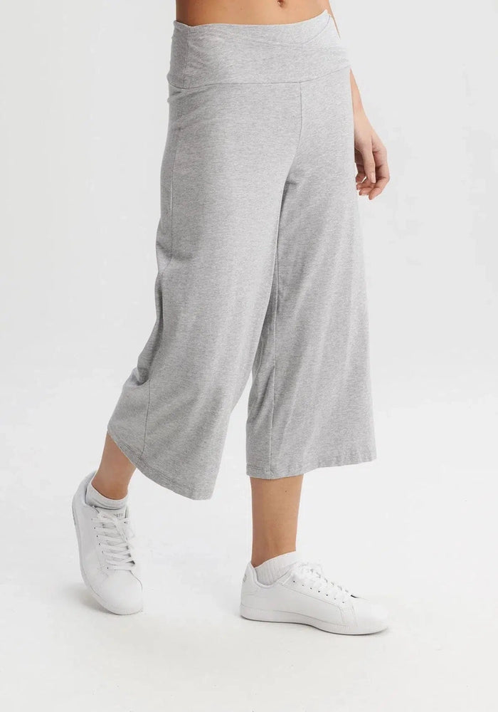 Calla Capris by Message Factory in Heather Grey