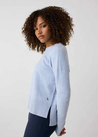 Camille Crew Neck in Glacier