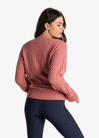 Camille V-Neck Sweater by Lole in Peony
