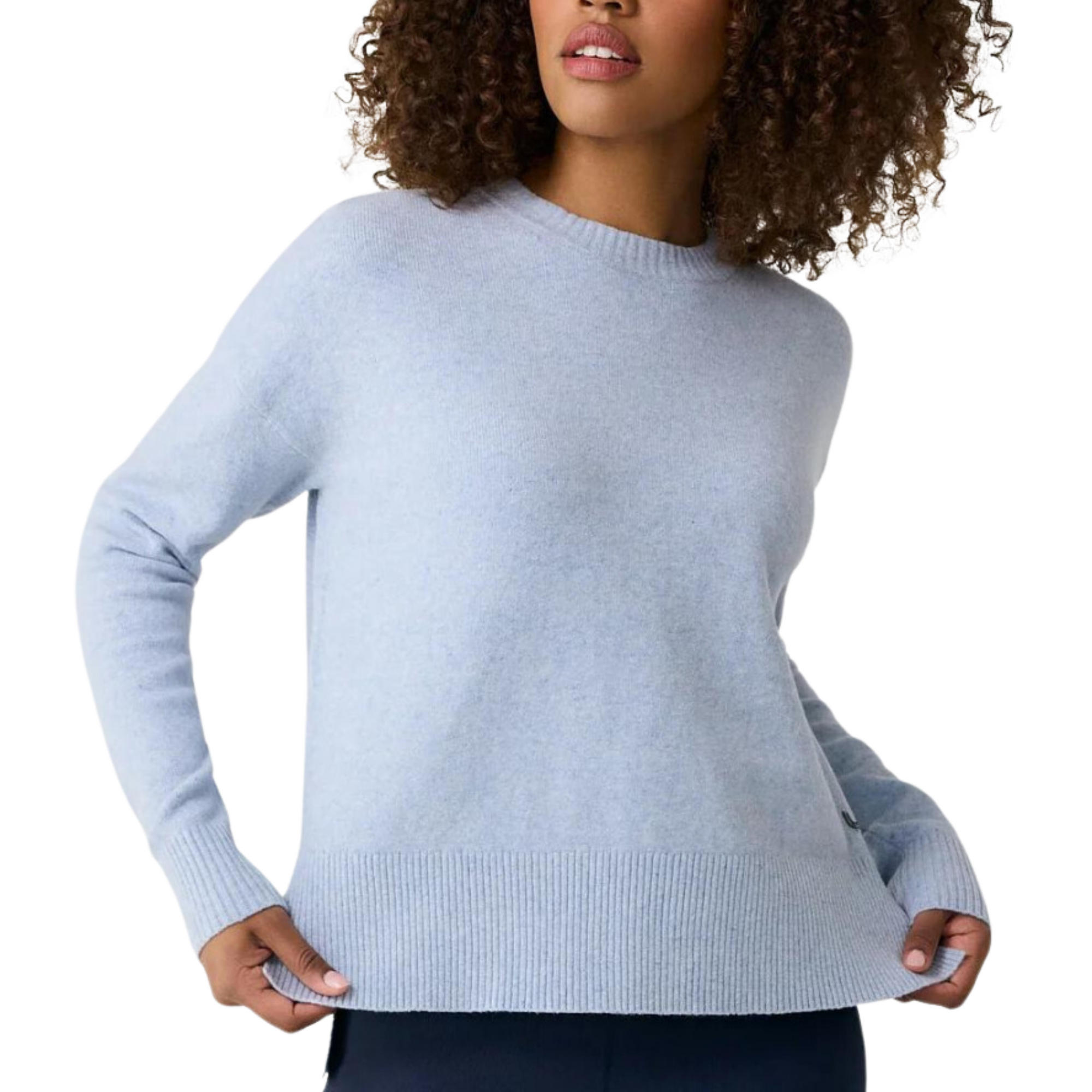 Camille Crew Neck in Glacier