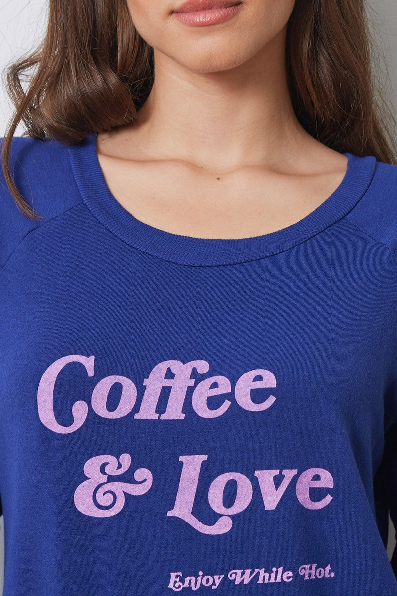 Chelsea Sweater in Coffee & Love