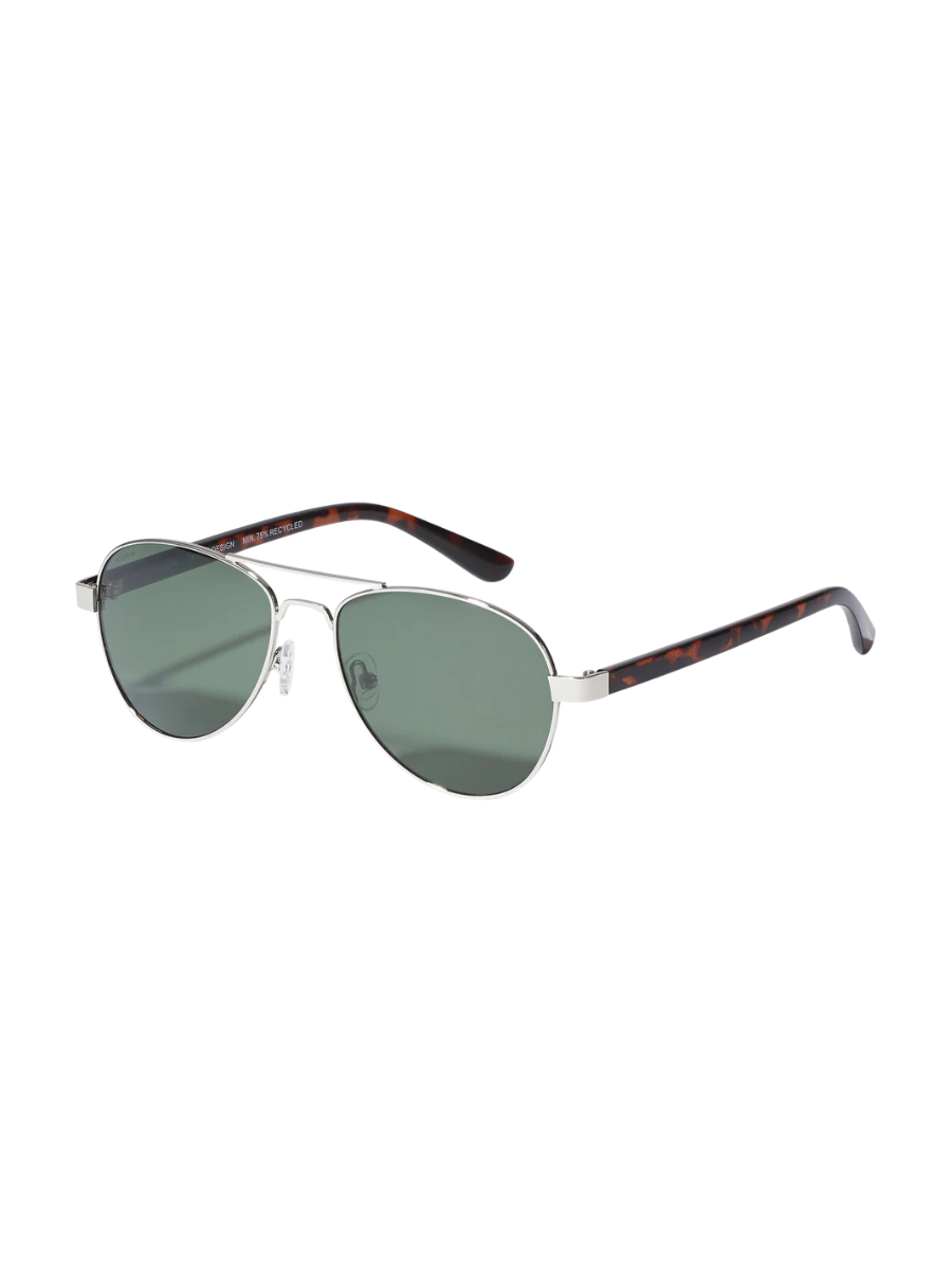 Chevy Polarized Sunglasses - Brown/Silver