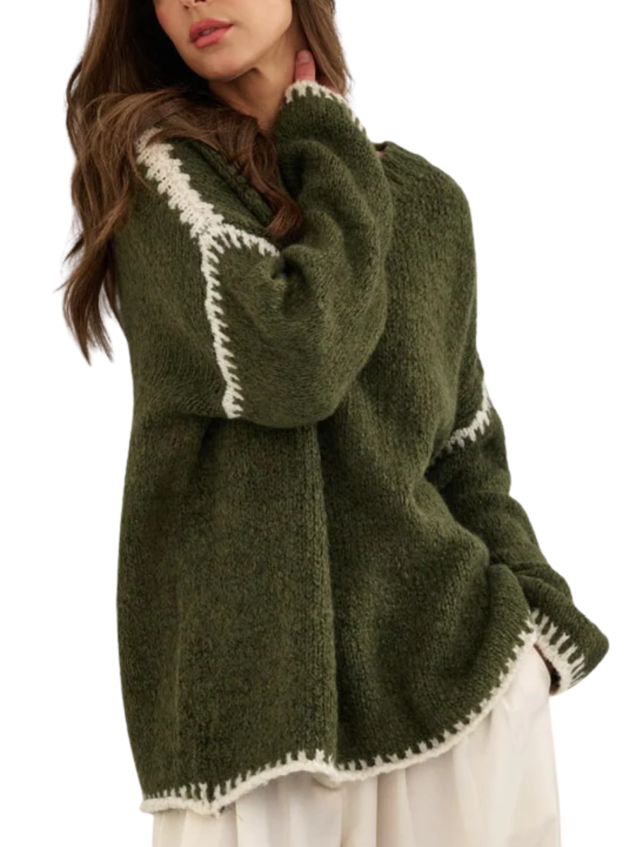 Cleo Sweater - Khaki