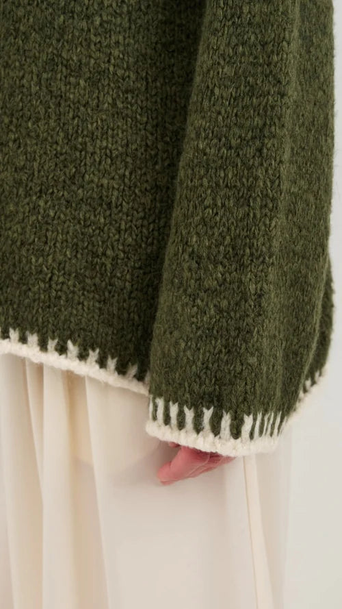 Cleo Sweater - Khaki