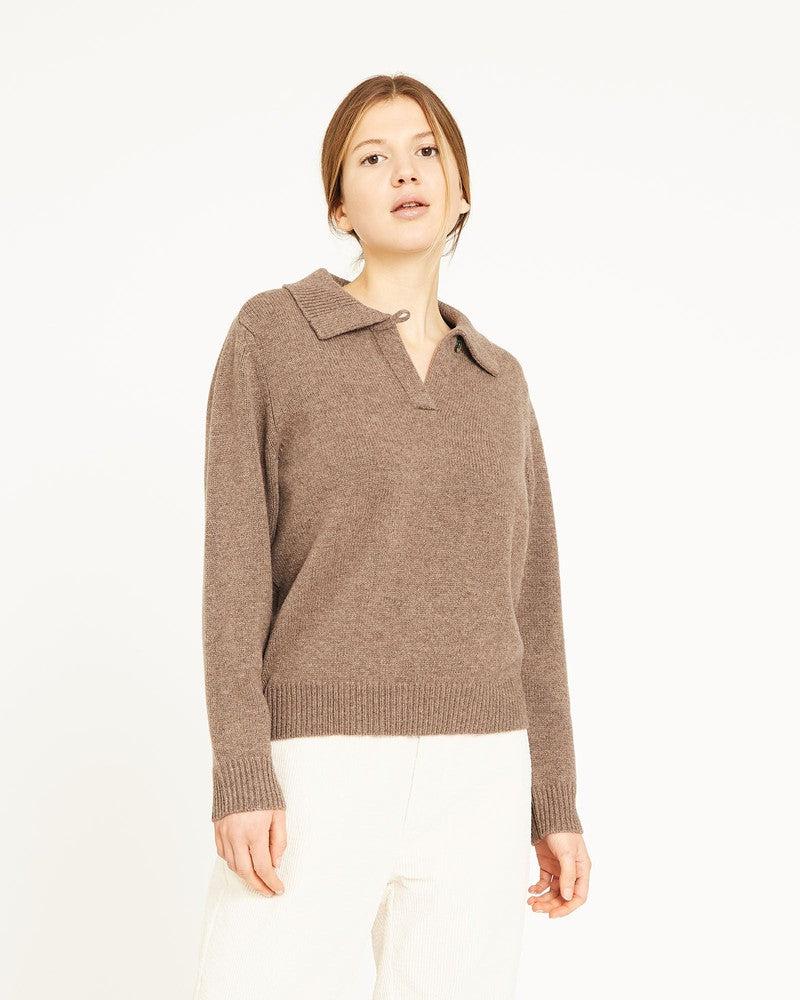 Clyde Sweater in Taupe
