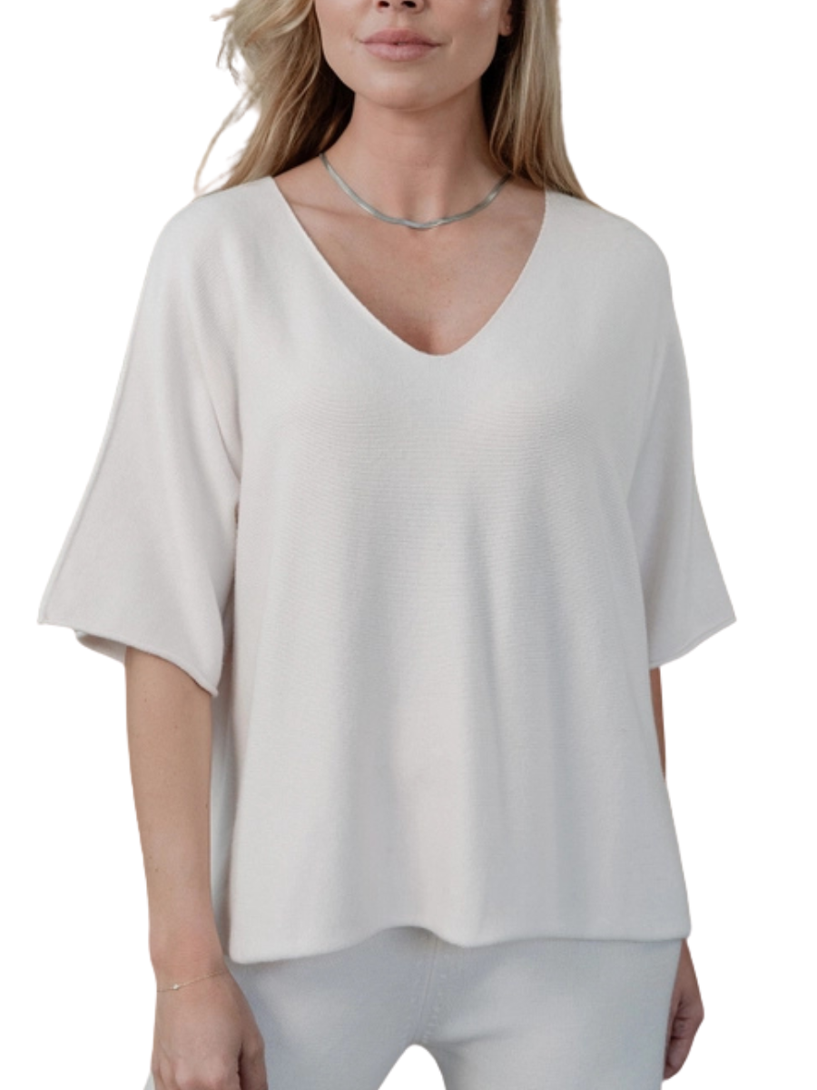 Coletta Drape Knit - Ivory