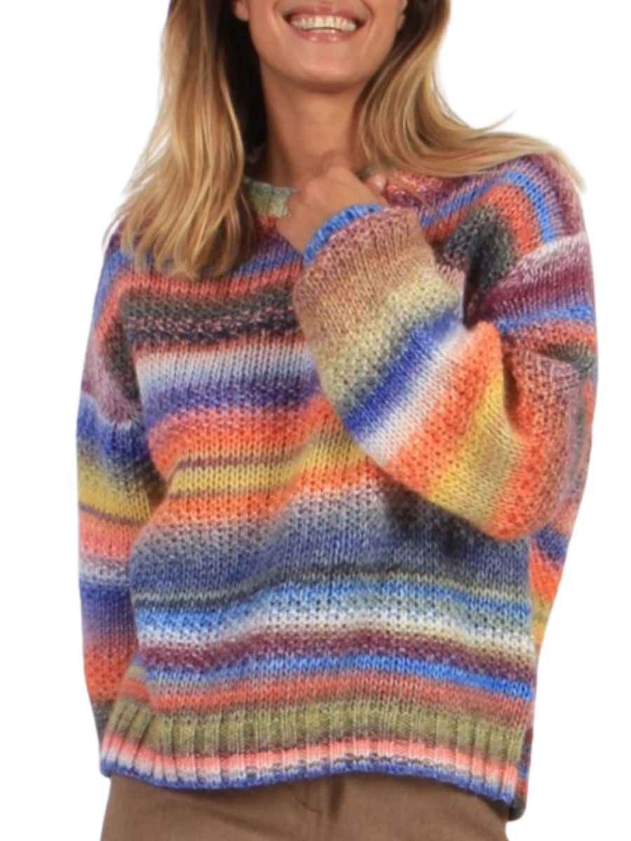 Colette Relaxed Knit - Multi-Colour