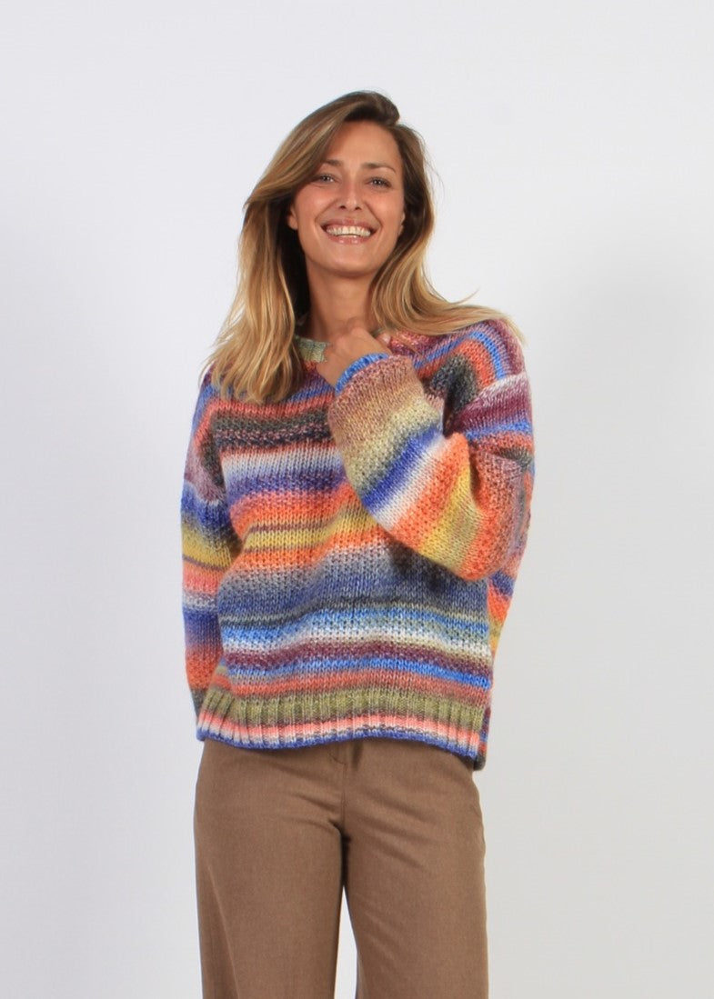 Colette Relaxed Knit - Multi-Colour