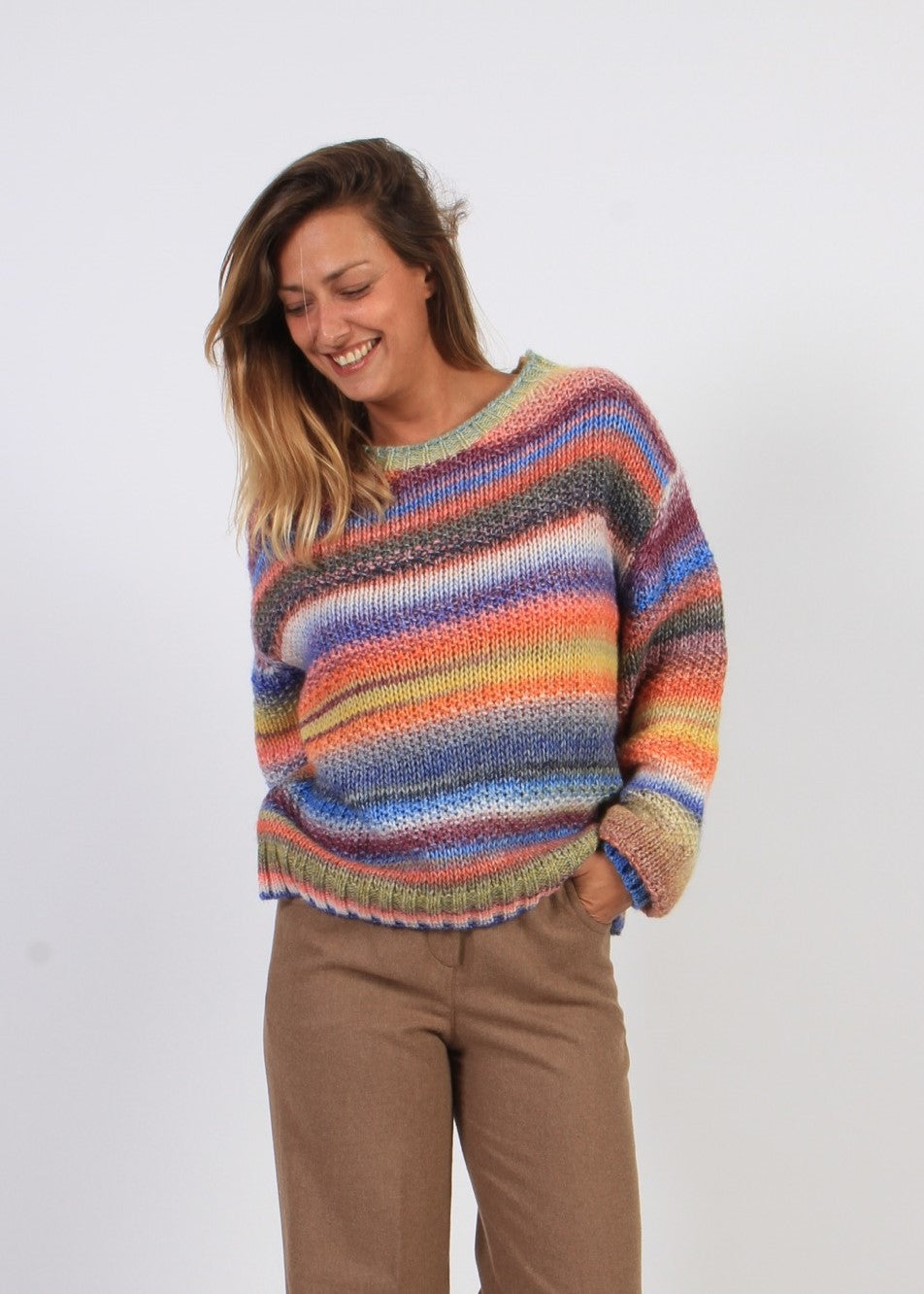 Colette Relaxed Knit - Multi-Colour