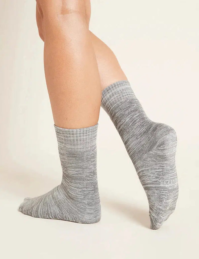 Crew Boot Sock in Light Grey