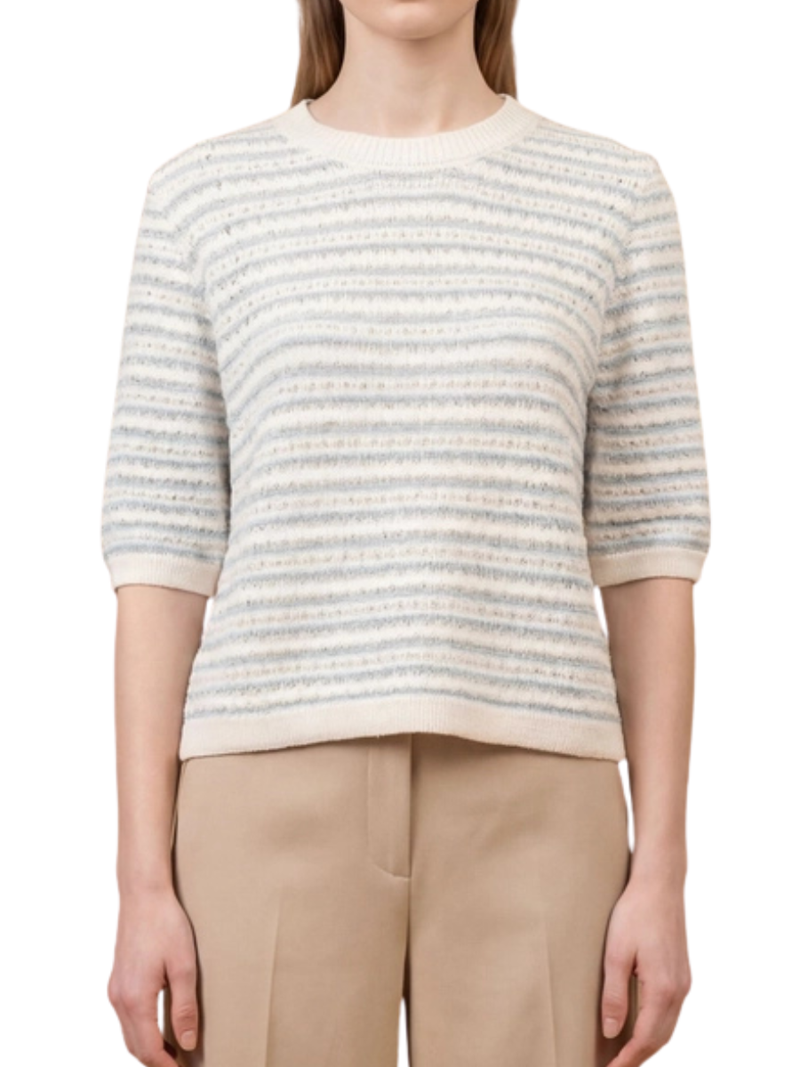 Petal Openwork Knit - Sky Blue