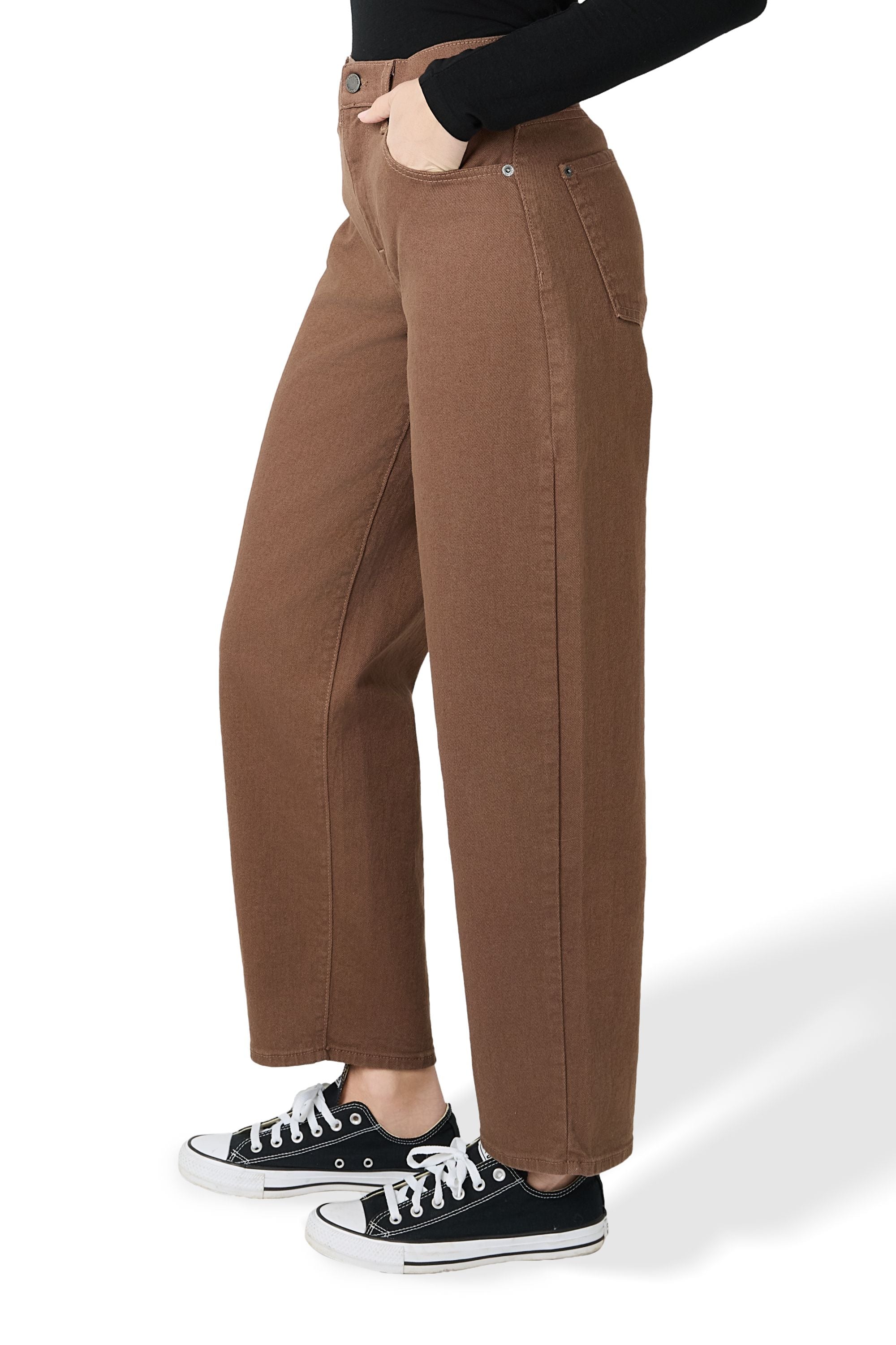 Daisy Barrel Denim - Mousse