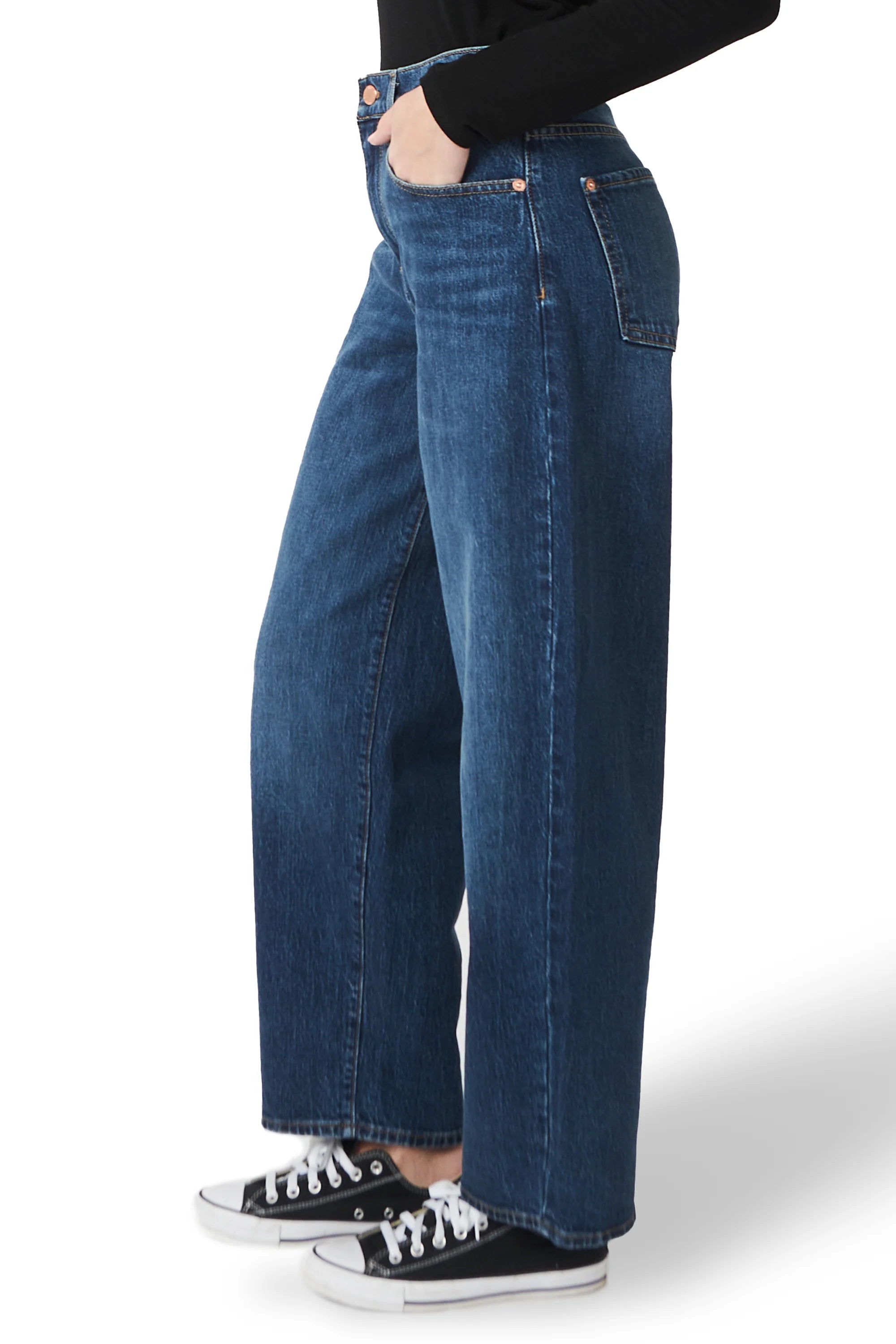 Daisy Barrel Denim - Antelope Blue