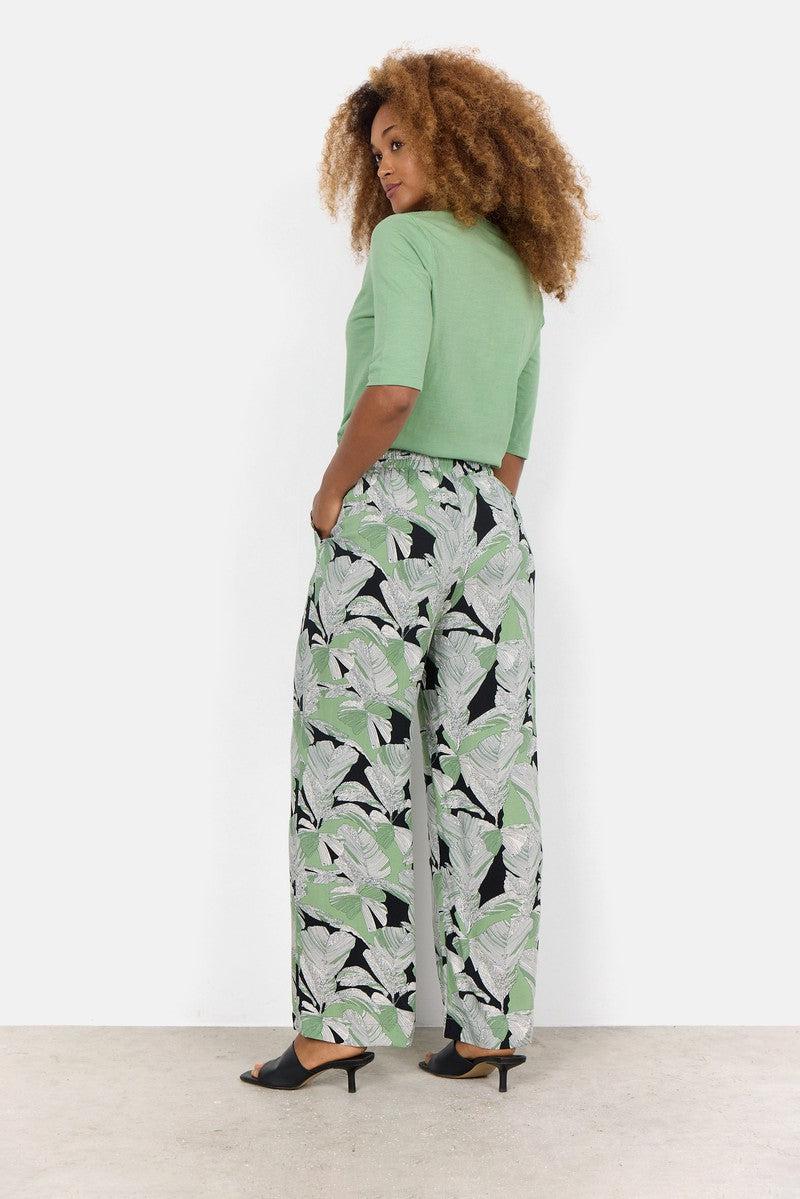 Dauphin Printed Pant in Misty Combi