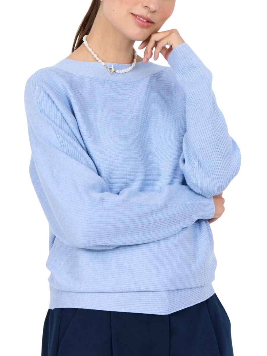 Dollie Viscose Knit - Baby Blue