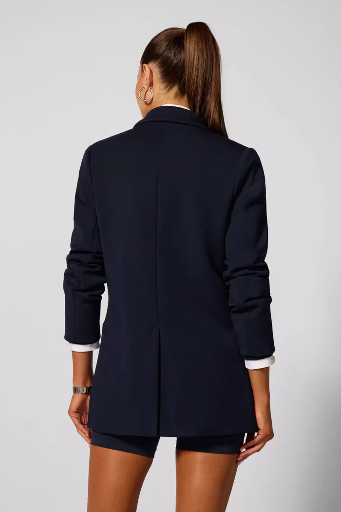 Double Breasted Blazer- Navy