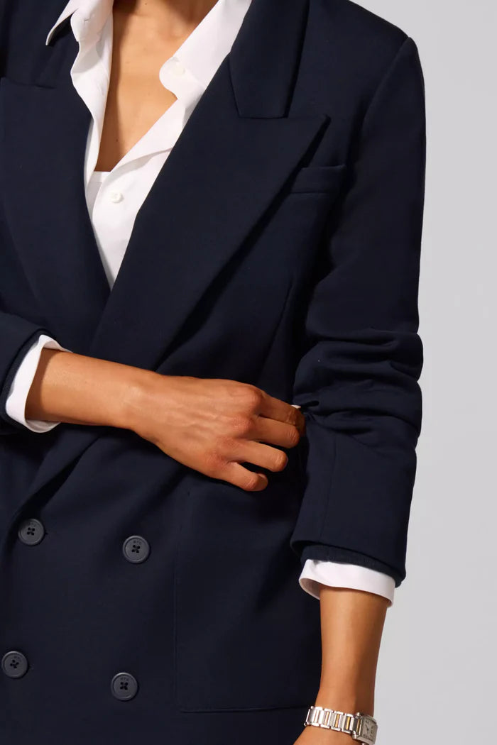 Double Breasted Blazer- Navy
