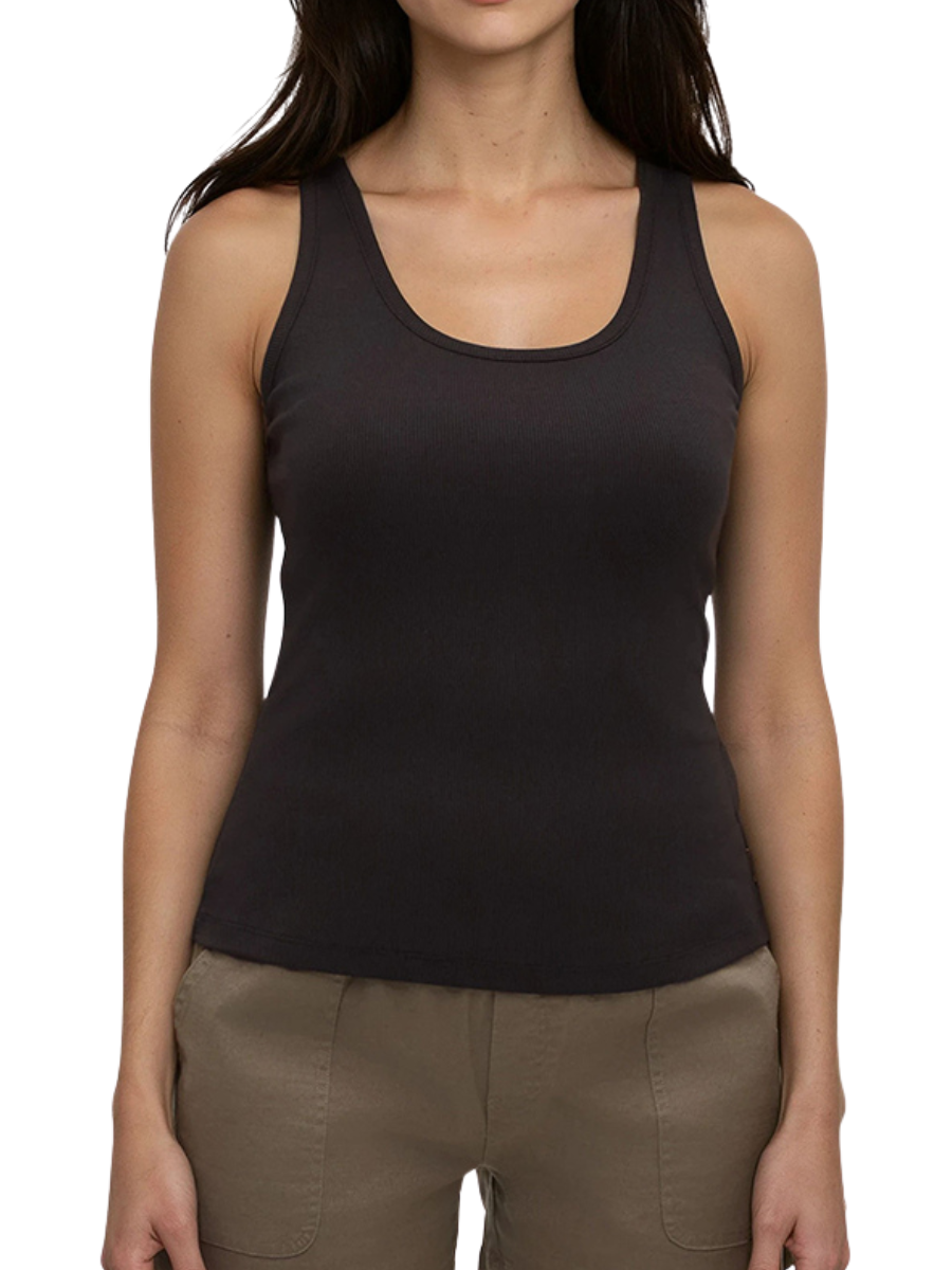 Dover Scoop Neck Tank - Black