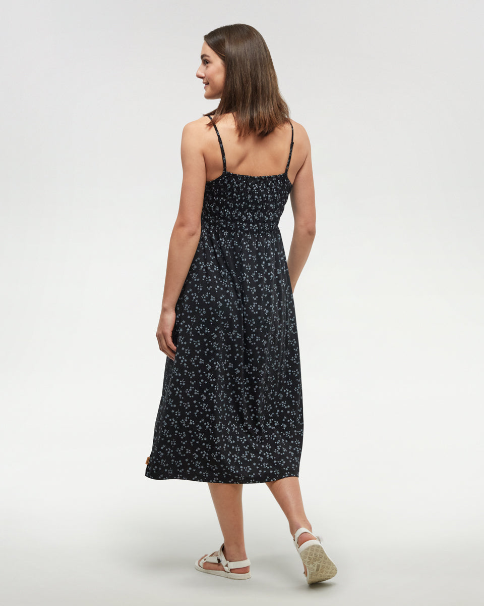 Driftwood Dress - Black Daisy