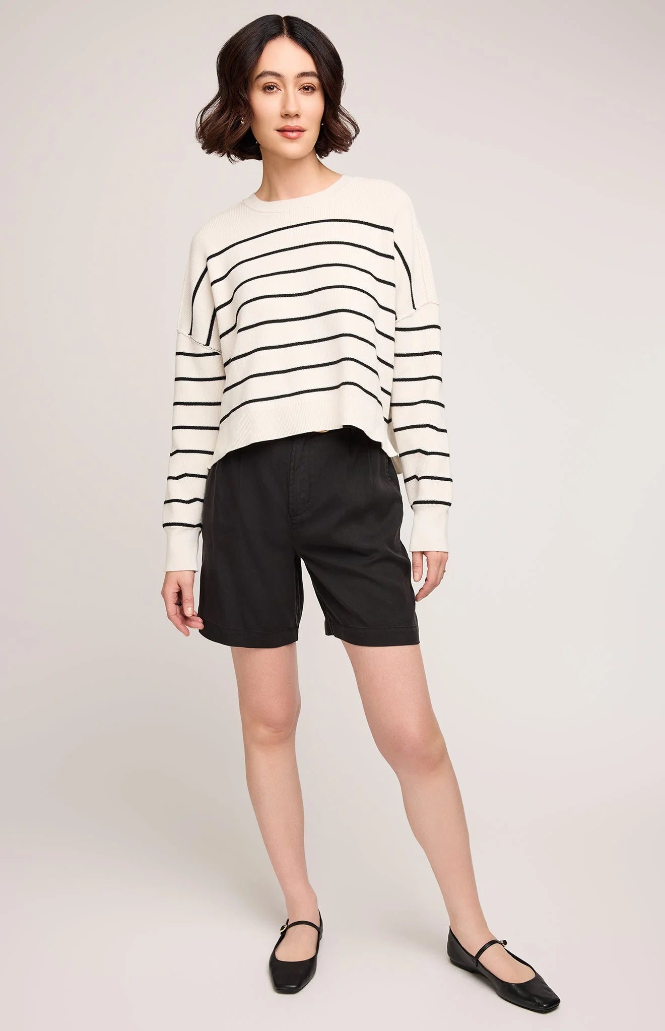 Echo Sweater - Black/White