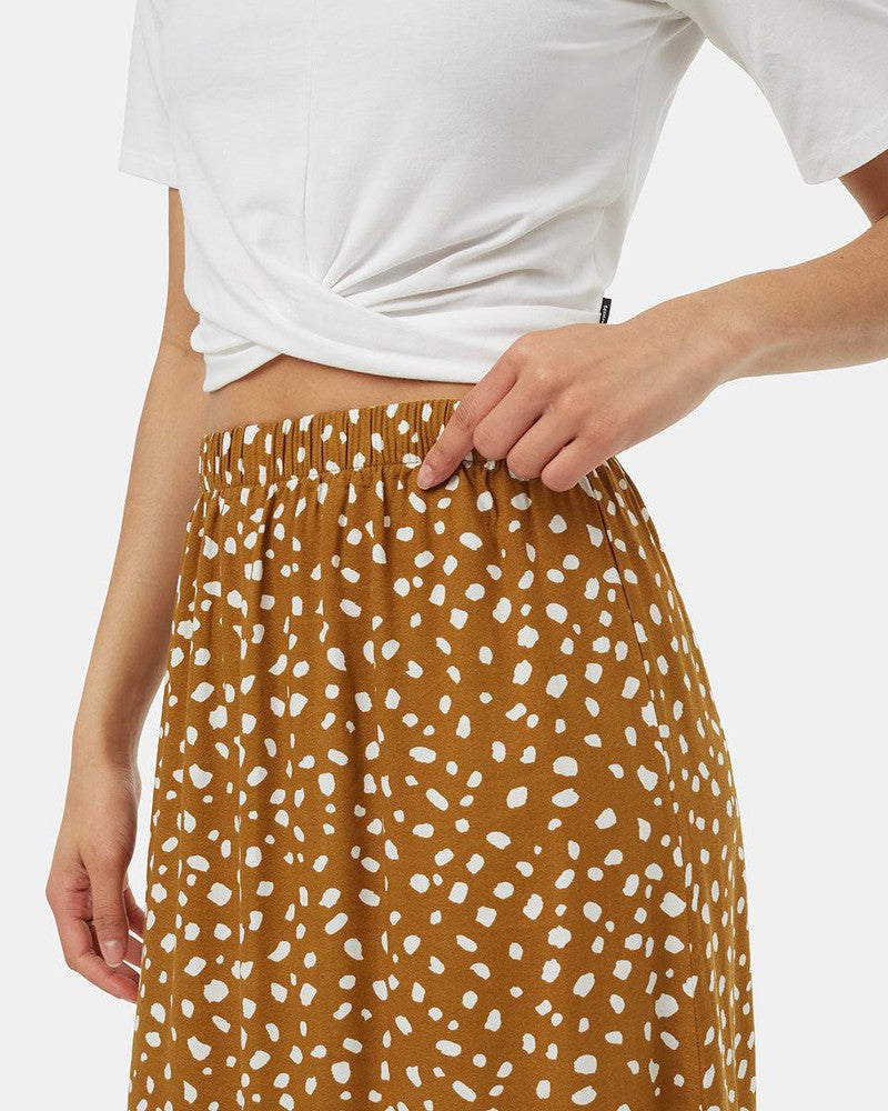EcoWoven Skirt in Golden Brown