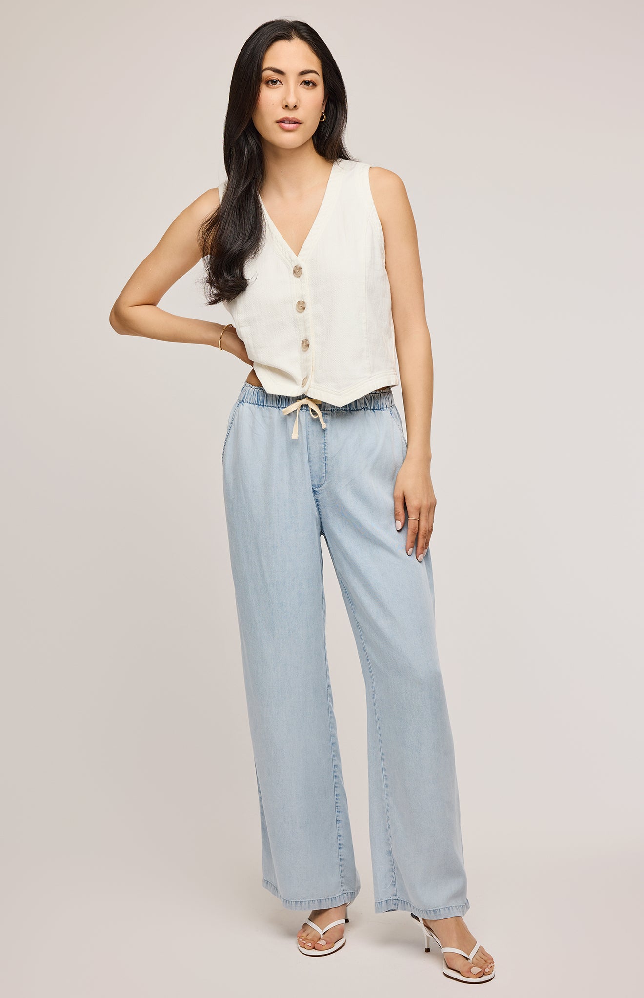 Elio TENCEL™ Pant - Powder Blue