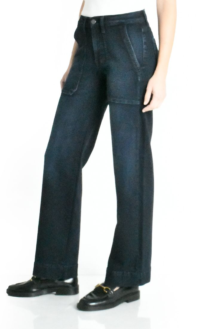 Farrah Utility Pocket Denim - Danforth Blue