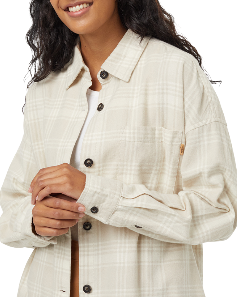 Fernwood Flannel Shirt in Pale Oak