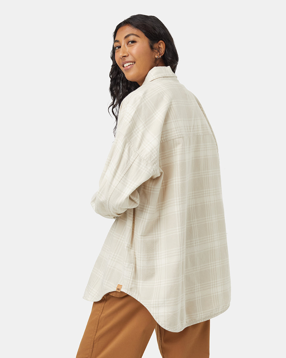 Fernwood Flannel Shirt in Pale Oak