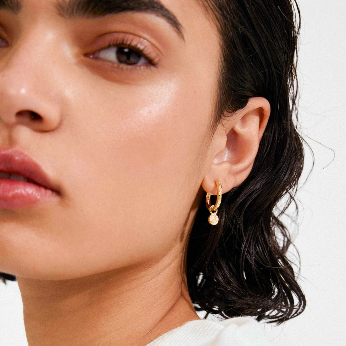 Fire Earring- Gold