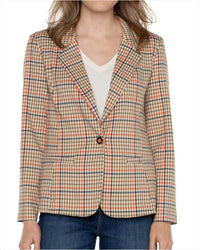 Fitted Blazer in Lava Flow