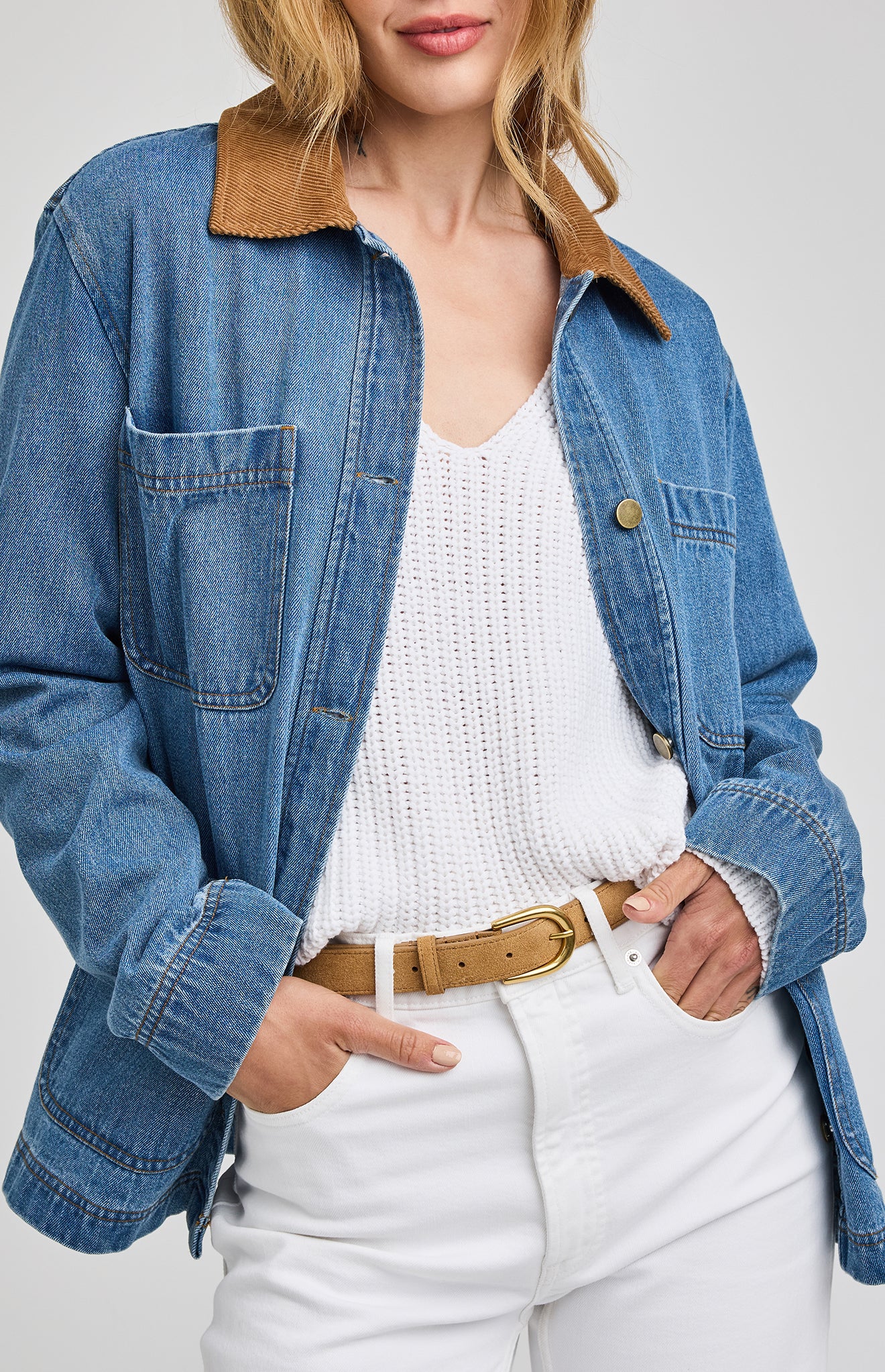 Flynn Denim Jacket- Light Wash
