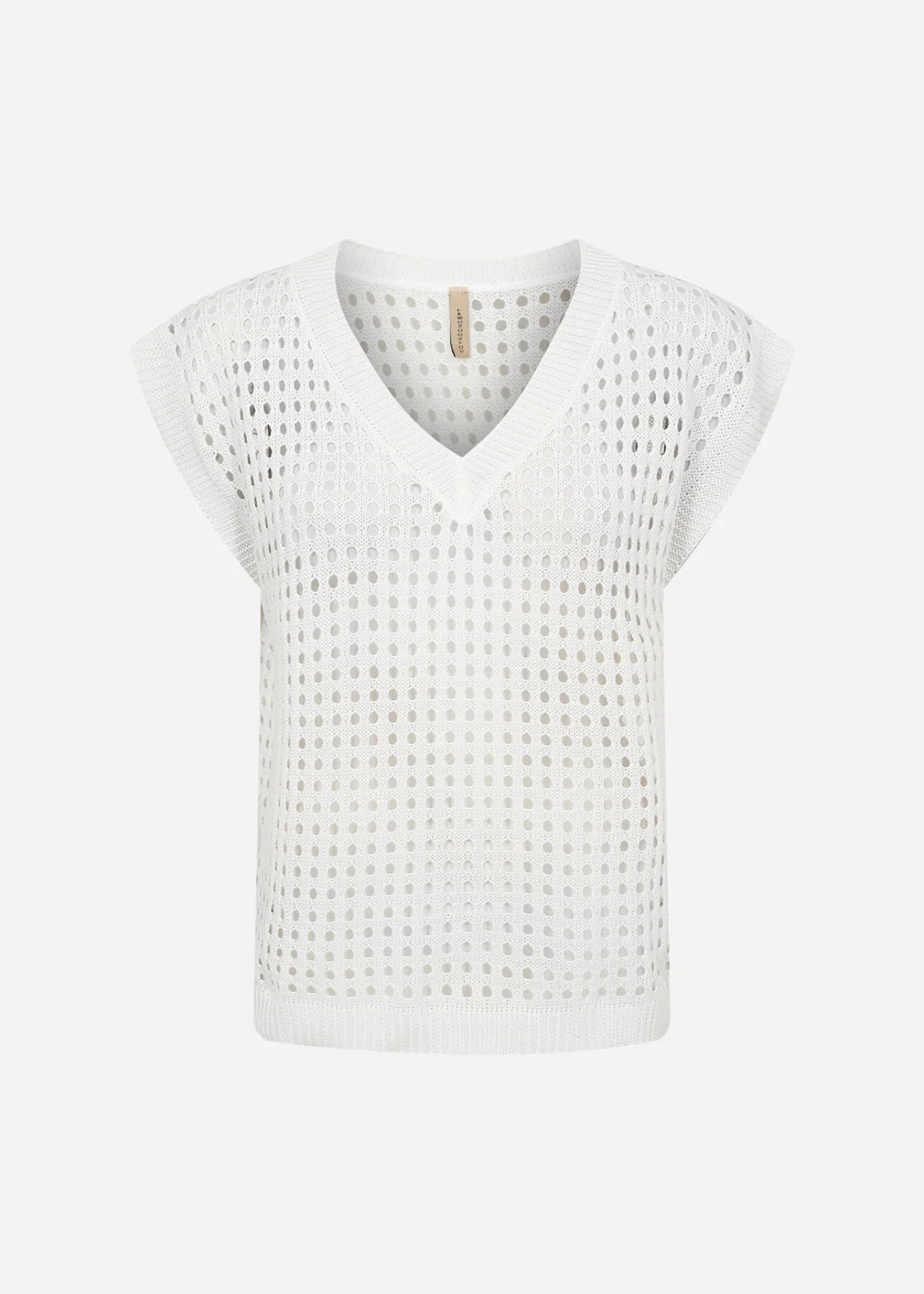 Fredina Open Knit - Crisp White