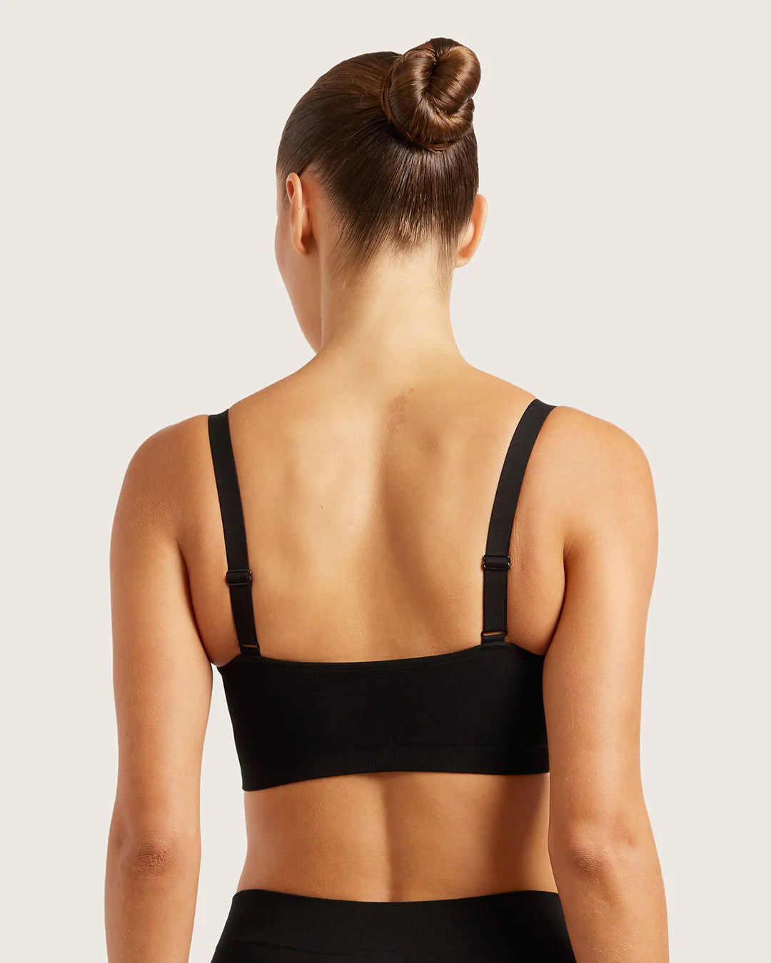 Full Bust Wireless Bra- Black