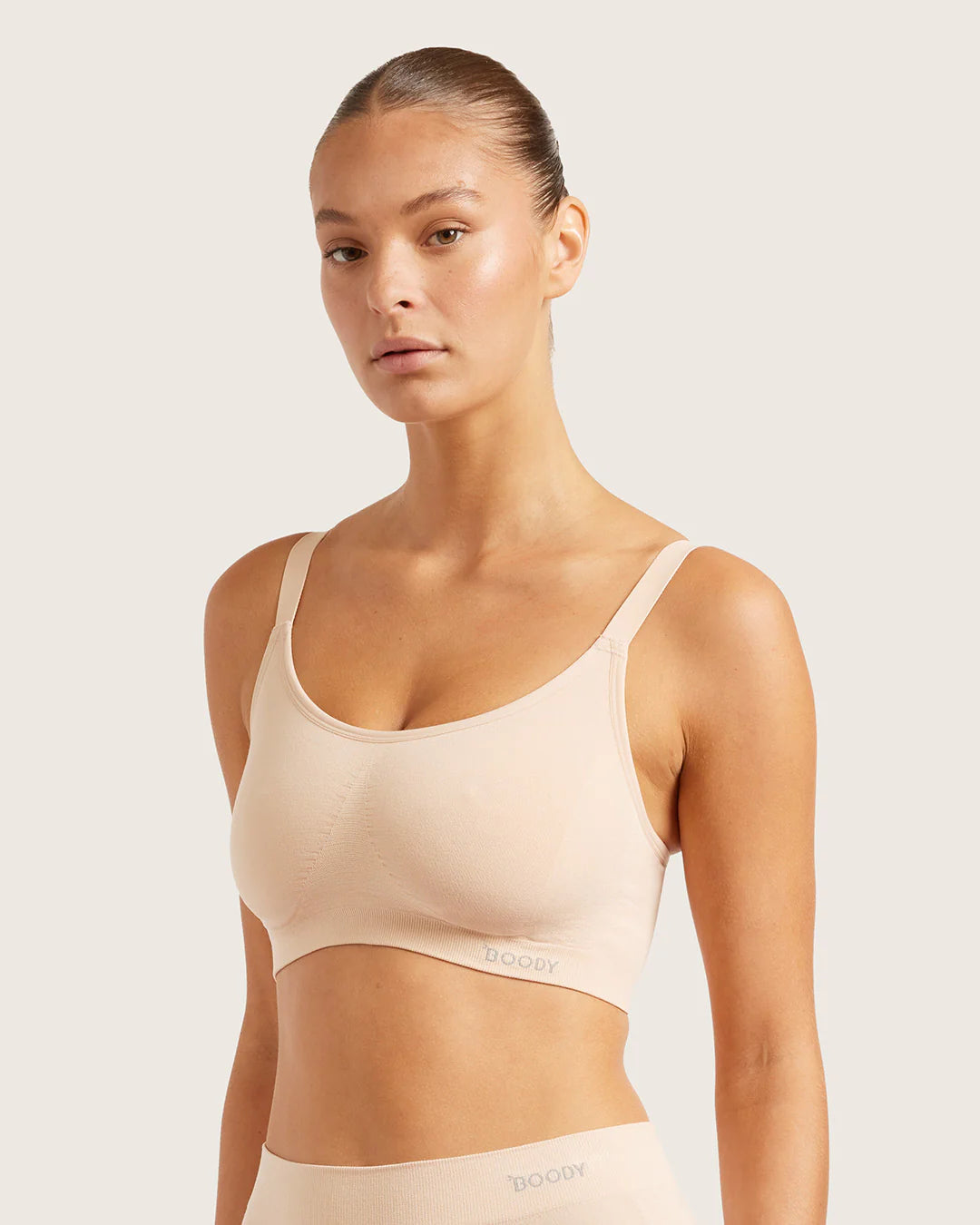 Full Bust wireless Bra- Nude 0