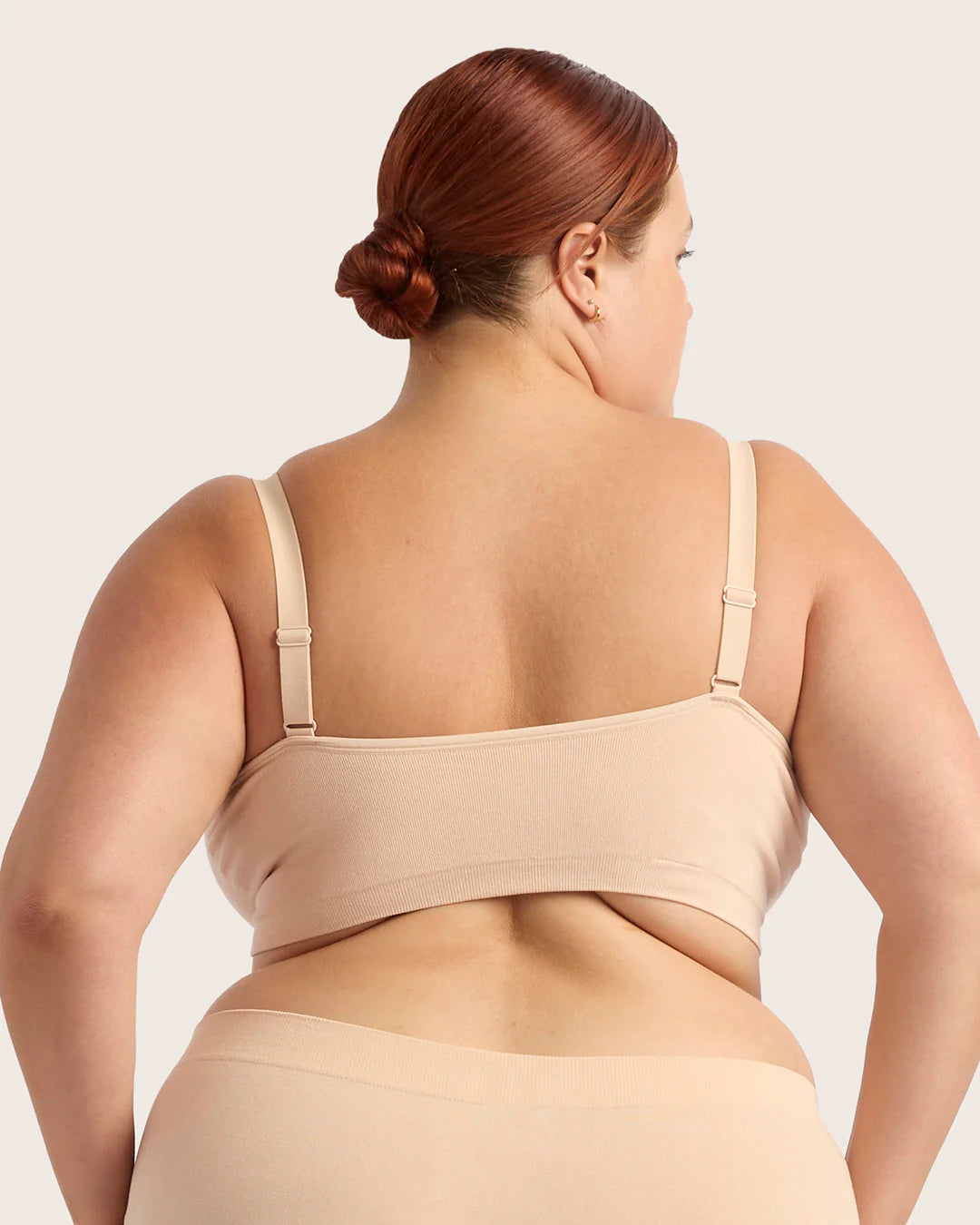 Full Bust wireless Bra- Nude 0