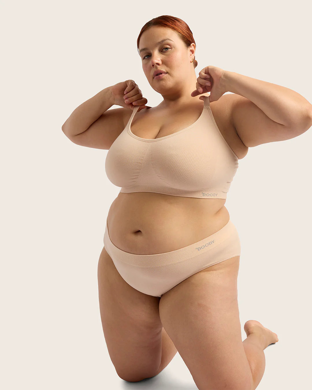 Full Bust wireless Bra- Nude 0