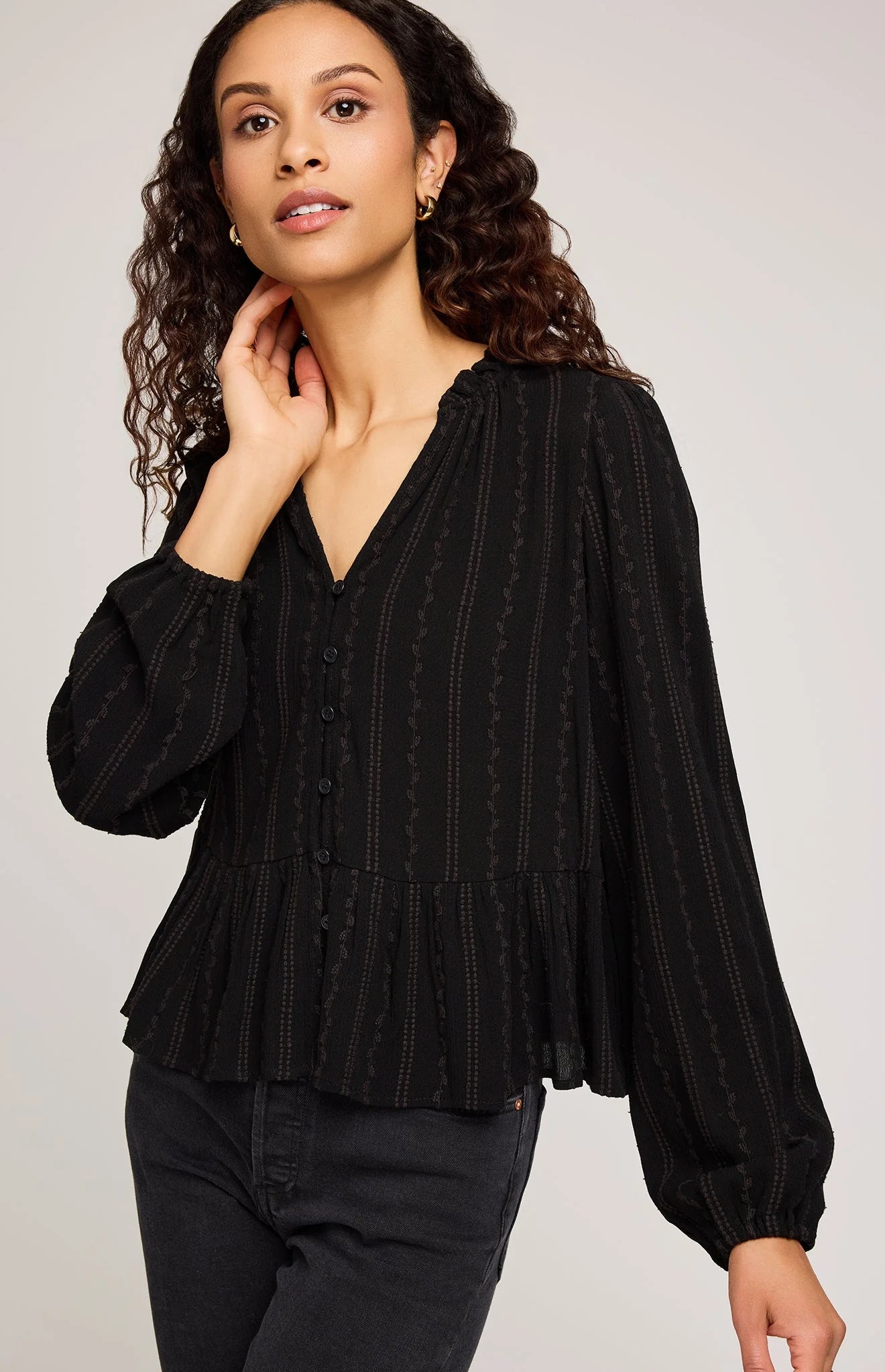 Ophelia Blouse - Black