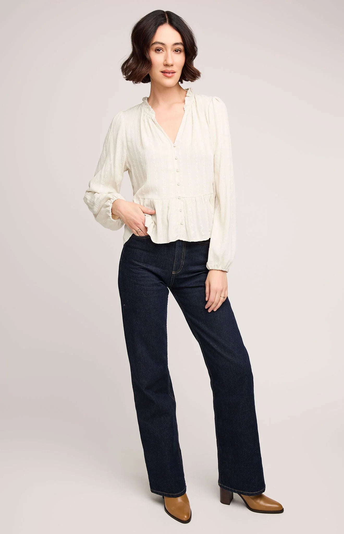 Ophelia Blouse - Cream