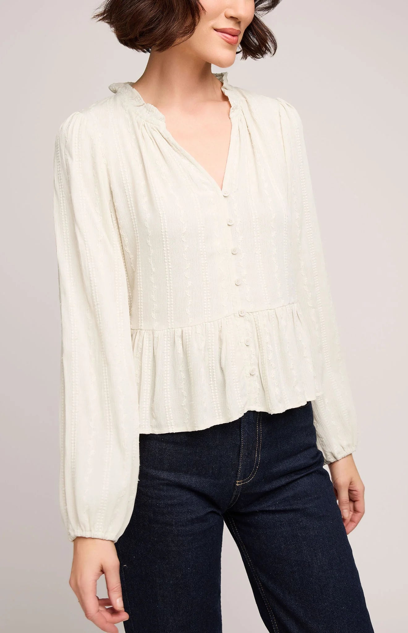 Ophelia Blouse - Cream