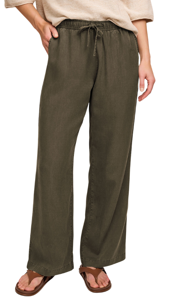 Gabriel TENCEL™ Wide Leg Pant - Jasper