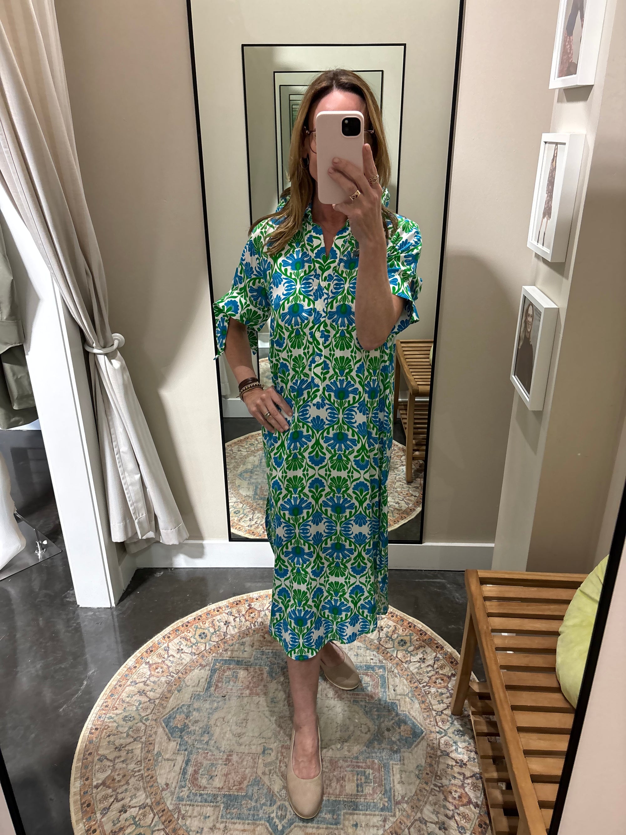 Hailey Maxi Dress - Cyan Emerald