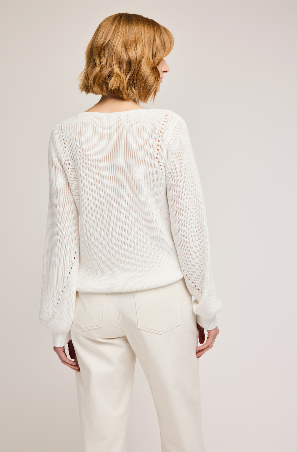 Hailey Sweater in White