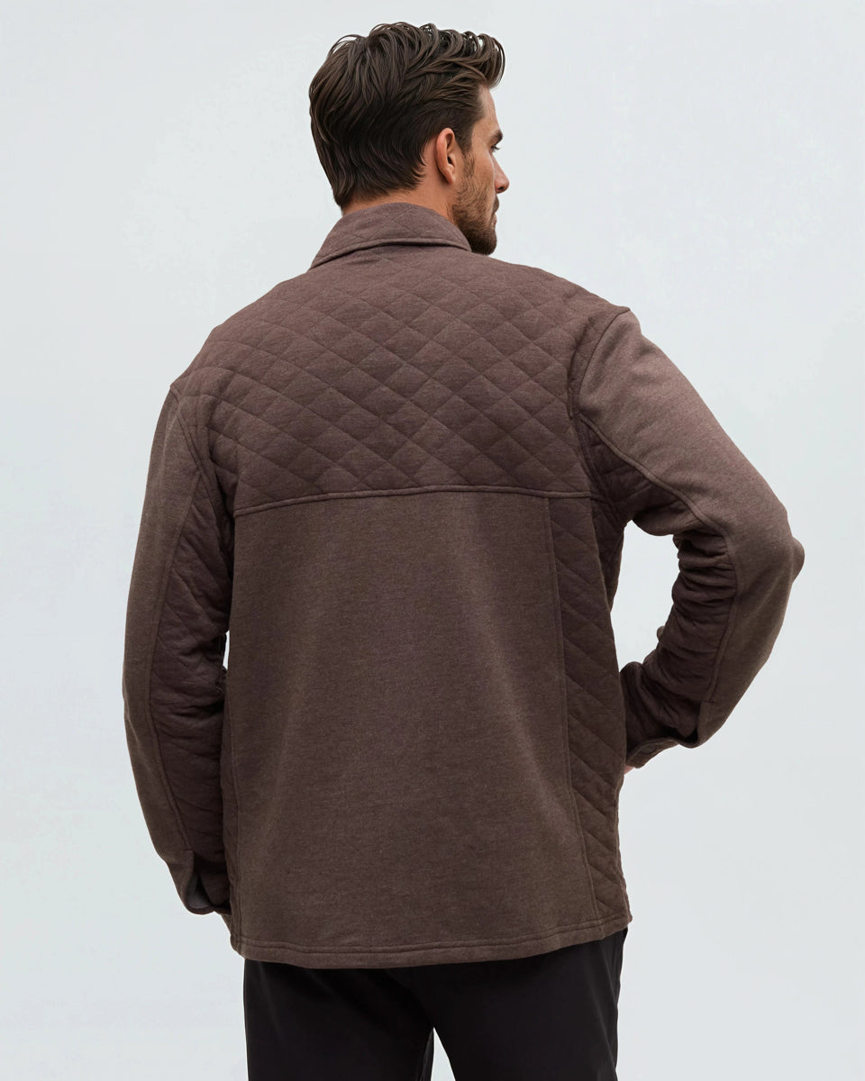 Helmcken Shacket - Kona Heather