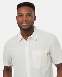 Hemp Button Front Shirt in Undyed