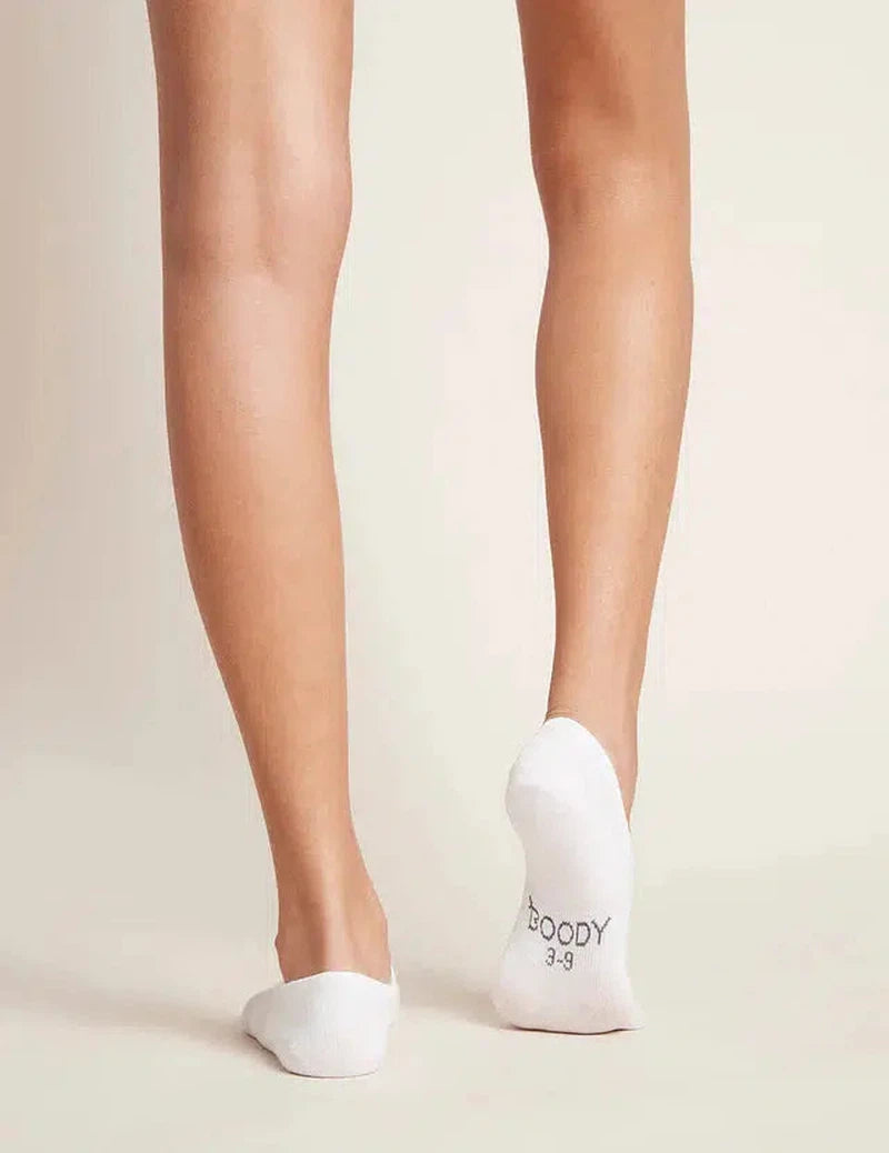 Women's Hidden Socks by Boody in White